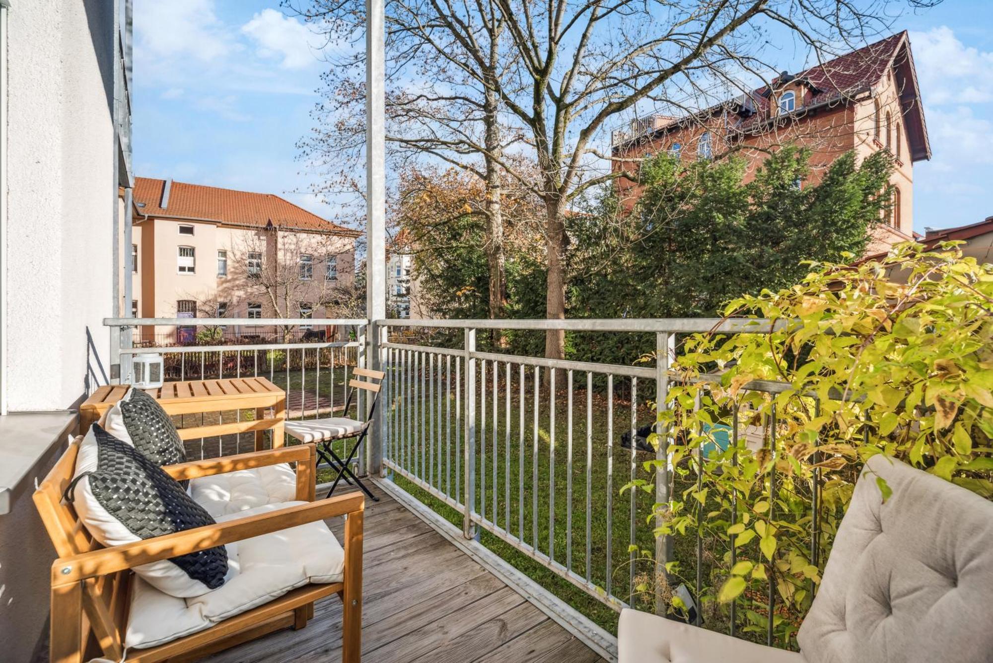 Apartment Roby-erfurt Hbf-nah, Balkon
